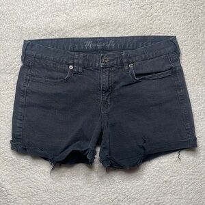 Madewell Shorts Denim Jeans Black Size 28